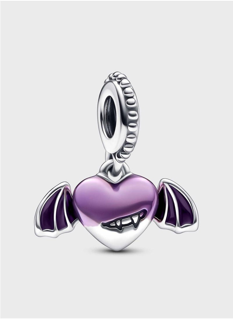 PANDORA Vampire Winged Heart Dangle Charm  - Image 1