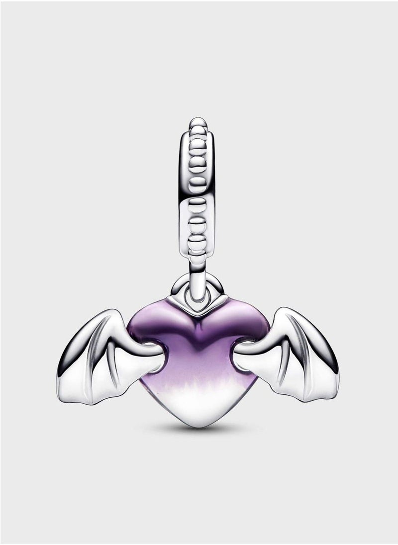 PANDORA Vampire Winged Heart Dangle Charm  - Image 2