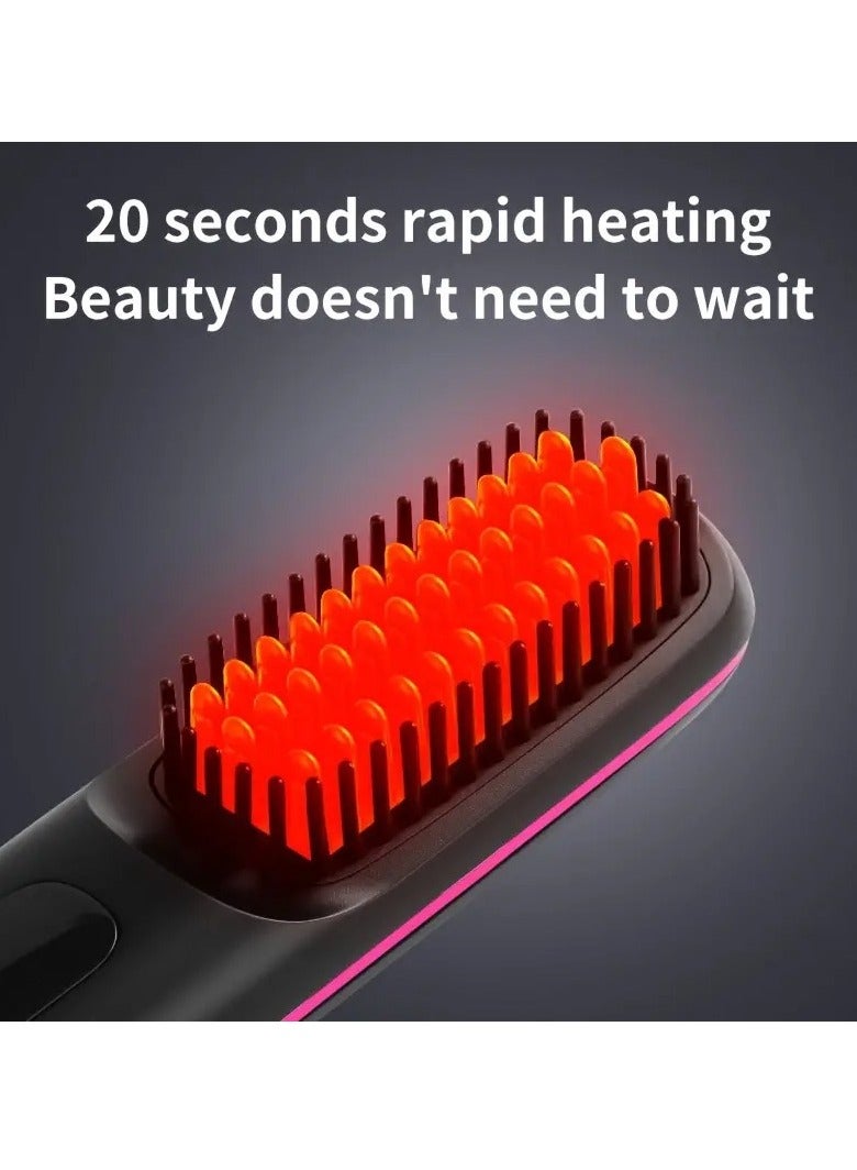 general Cordless Hair Straightener for Women - 3 Heat Levels, Negative Ion Technology, Anti-Scald, USB Rechargeable, LED Display, Portable Design for Home and Travel, Perfect Gift - Image 4