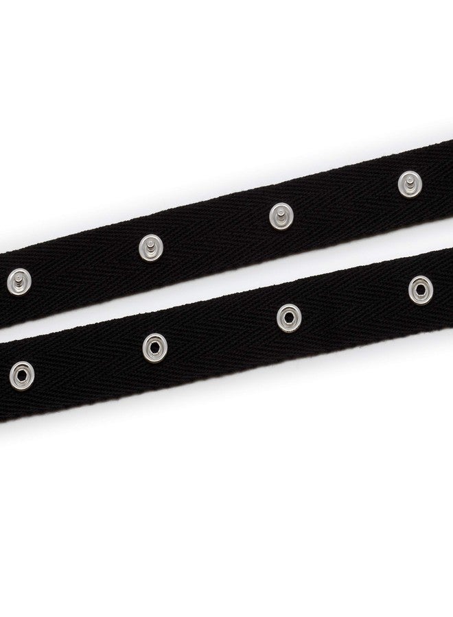 Dritz 82-1 Snap Fastener Tape with 12 Snaps, Black, 17-1/2-Inch Length - Image 2