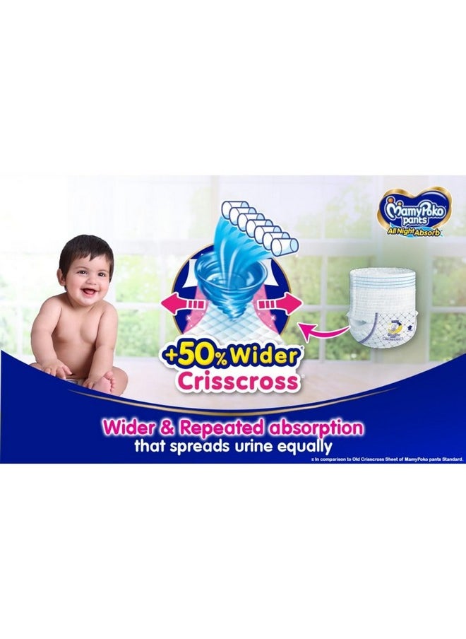 MamyPoko - Pants All Night Absorb Baby Diapers, New Born/X-Small (Nb/Xs), 96 Count, Upto 5Kg - Image 1