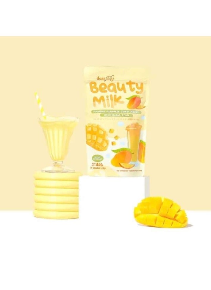 dear face Dear Face Beauty Milk Premium Japanese Sweet Mango Antioxidant Drink 180g  - Image 2
