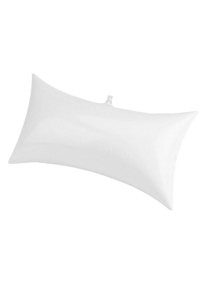 EORTA Inflatable Bathtub Pillow Anti-Slip Aerated Bath Pillow With Suction Cup Spa Bath Cushion For Head Neck Rest Relax, Home, Bathroom, White, 13.8"X7.8" - Image 4