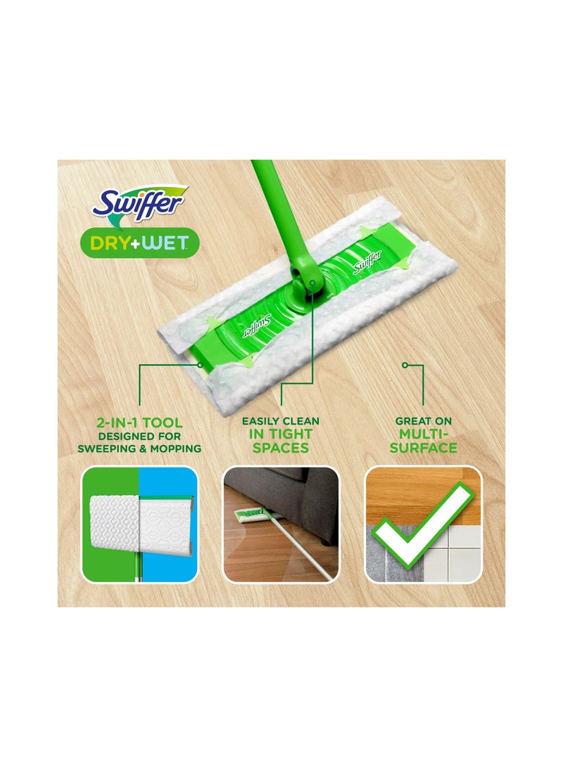 مجموعة أدوات التنظيف والمسح للأرضيات 2 في 1 الجافة والرطبة متعددة الأسطح - Image 4