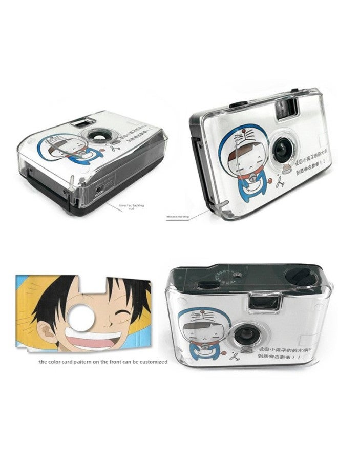 Printing Color Printing Retro Fool Film Camera Film Waterproof Non Disposable Camera Holiday Birthday Gift-Color:Color Customization  - Image 1