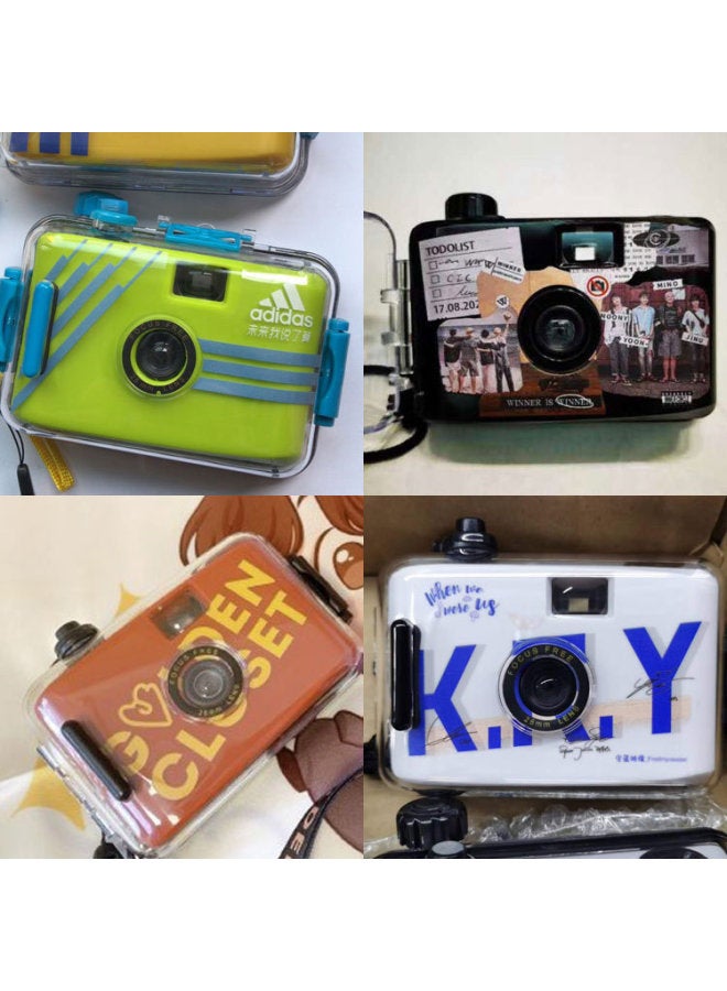 Printing Color Printing Retro Fool Film Camera Film Waterproof Non Disposable Camera Holiday Birthday Gift-Color:Color Customization  - Image 5