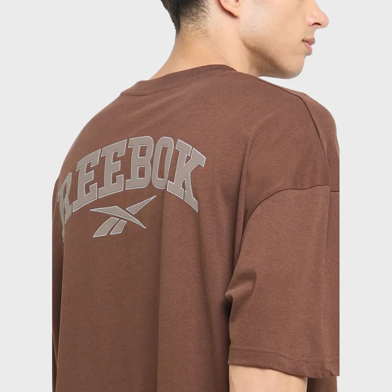 Reebok Campus Brown Reebok Danny Varsity Men's T-Shirt - Campus Brown for Men | Best Price UAE