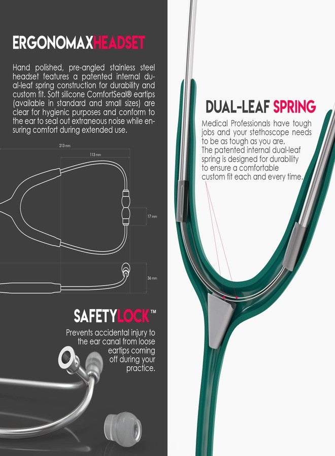 أم دي أف إنسترومينتس سماعة طبية مزدوجة الرأس خفيفة الوزن من إم دي إف إنسترومنتس (MDF747XP-09) - Image 5