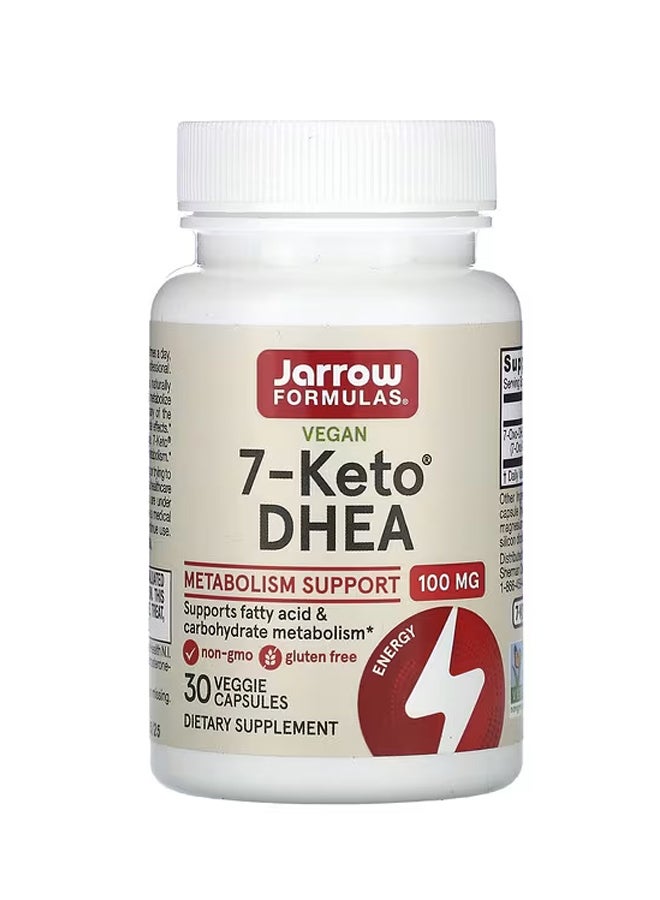 jarrow formulas 7-Keto DHEA 100 mg 30 Veggie Capsules