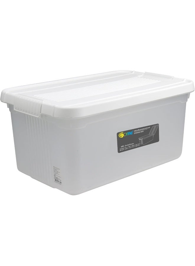 Orchid Superlock Multipurpose Storage Box Capacity 47 Liters Plastic Storage Container With Lid Storage Organizer Box For Toys Storing Clothes Shoes Office Supplies Kitchen Organizer 6644  - Image 2