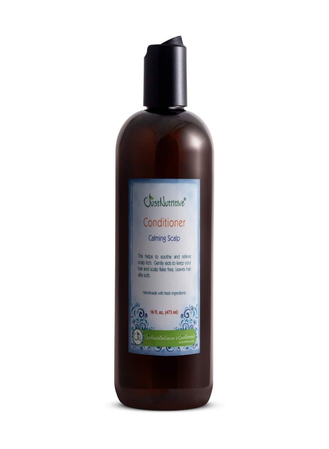 Just Nutritive Itchy Scalp Calming Scalp Conditioner | Calming Scalp Conditioner | Healthy Scalp Therapy | Loaded with Scalp Loving Ingredients | No Harsh Chemicals | For Men and Women 16 fl oz