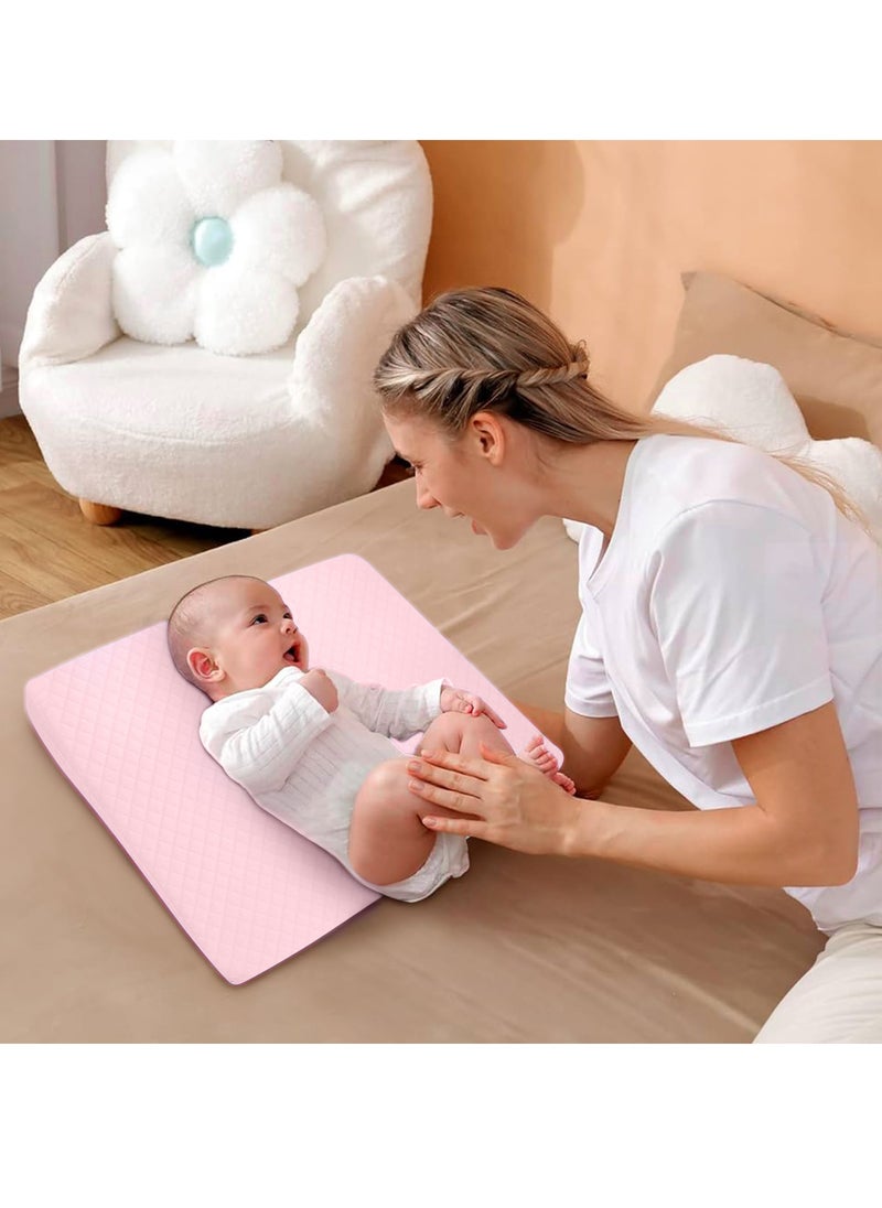 Soft Square Crib Wedge Pillow with Washable Cover, Feeding Pillows for Reflux Baby Sleep 30 * 33 * 7cm, Gerd (Pink) - pzsku/Z6A97A80231957956FC58Z/45/_/1717467226/d7f648b8-0070-486f-bb5f-a2696a60d27a