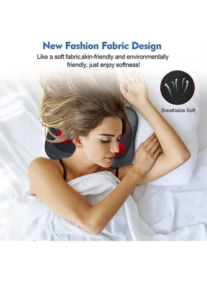 Arabest Back Massager, Shiatsu Neck Massager with Heat, Electric Kneading Massage Pillow for Back, Neck,Shoulders, Legs, Foot,Body Muscle Pain Relief, Use at Home, Car, Office, Gifts for Men, Women  - Image 4