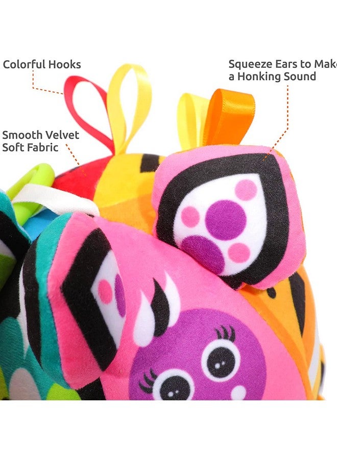 BabyBibi Soft Activity Ball - Baby Sensory and Teething Toy for Early Development & Help Develop Motor Skills - Age 0 Months + - Image 5