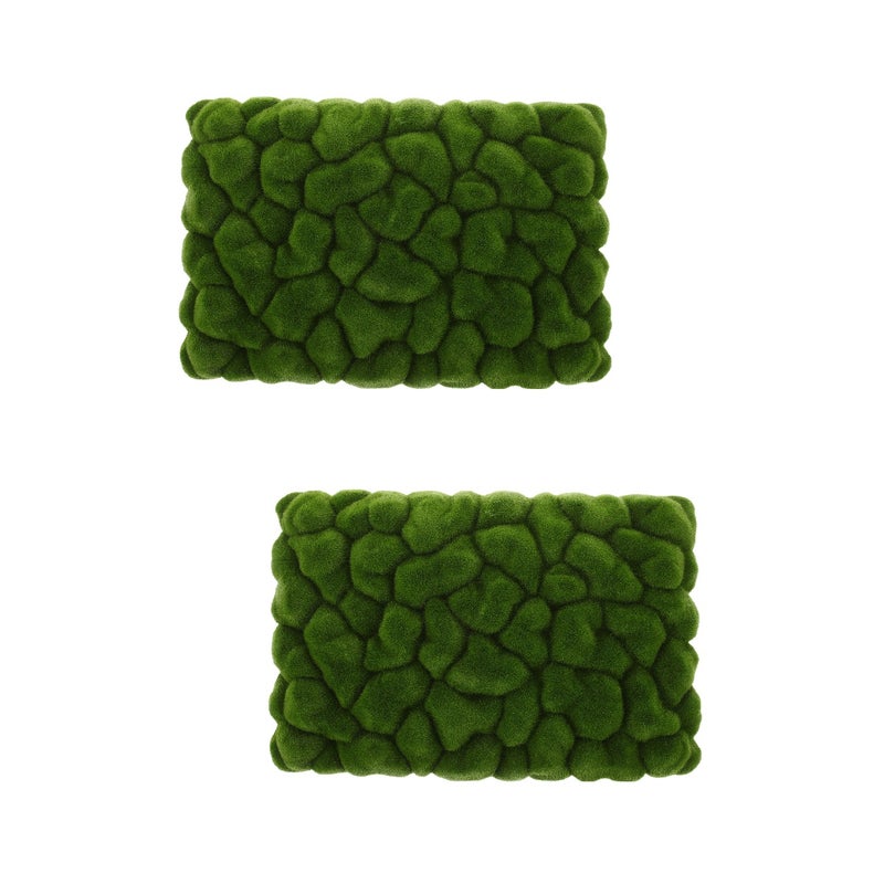 2pcs Faux Moss Wall Decor Fake Moss Turf DIY Wall Moss Ornament Simulated Fake Moss Wall Panel - Image 1