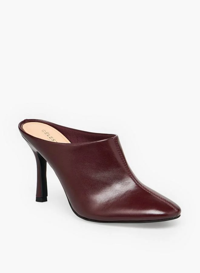 سيليست Women Pointed Toe Stiletto Heel Mules