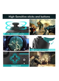 Game controller, wireless controller with dual vibration/6-axis sensitive joystick/audio/touchpad, Bluetooth Playstation 4 controller compatible with PS3/PS4/Slim/PC/Android/iOS - pzsku/Z6A980249551231E4ECF8Z/45/_/1717340651/d9d06337-ac0b-4fee-a3de-553f6328bb00