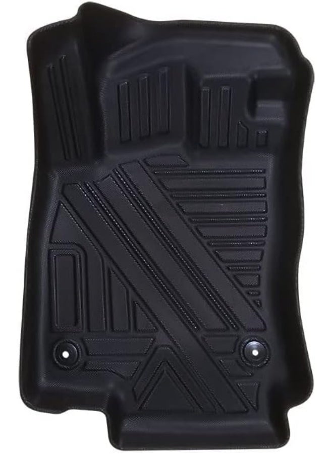 سجاد أرضية 9D لسيارة Skoda 2016–2020 – طقم 3 قطع، تغطية كاملة، مقاوم للماء والأتربة - Image 3