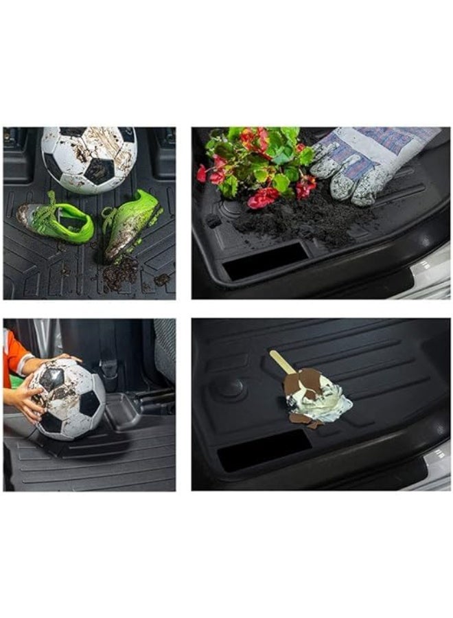 سجاد أرضية 9D لسيارة Skoda 2016–2020 – طقم 3 قطع، تغطية كاملة، مقاوم للماء والأتربة - Image 5