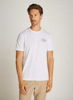 TOMMY HILFIGER Logo Print Short Sleeve Crew  Neck T-Shirt  - Image 1