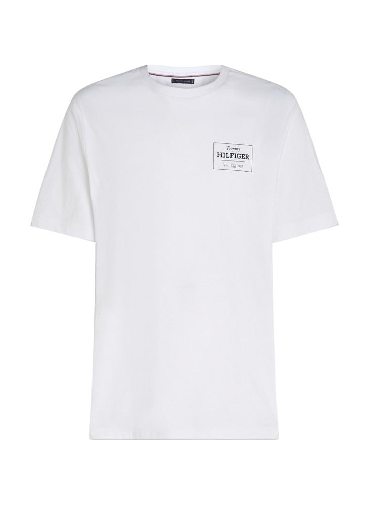 TOMMY HILFIGER Logo Print Short Sleeve Crew  Neck T-Shirt  - Image 5