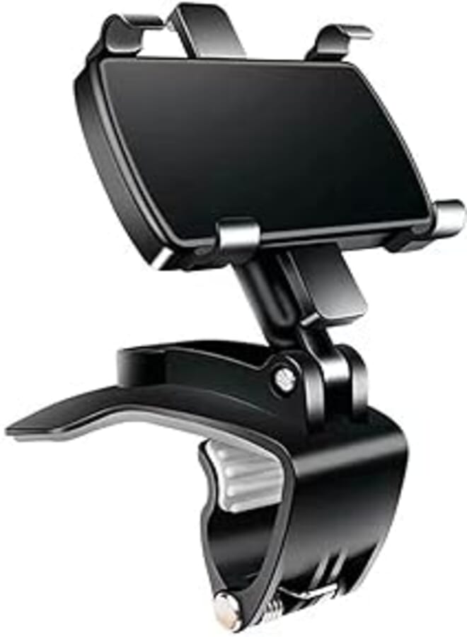 Car Dashboard Phone Holder, Tuklye Rotating Dashboard Clip Cell Phone Holder, 360-Degree Rotation Mobile Clip Stand for 4 to 7 inches Smartphones