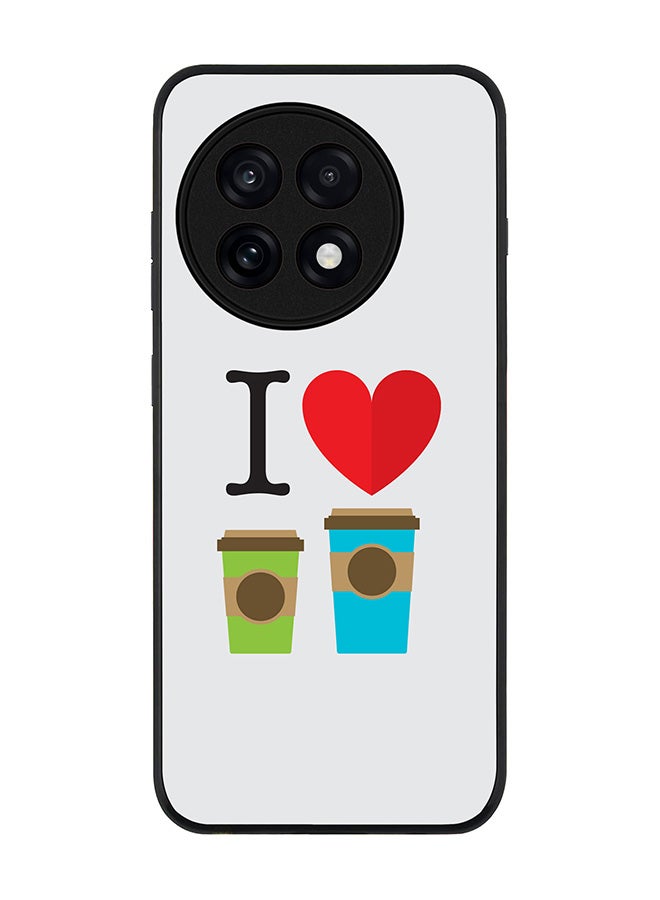 Stylizedd For OnePlus 13R / Ace 5 Pro Case,Slim fit Camera Protection, Shockproof Thin Phone cover  - I Love Coffee