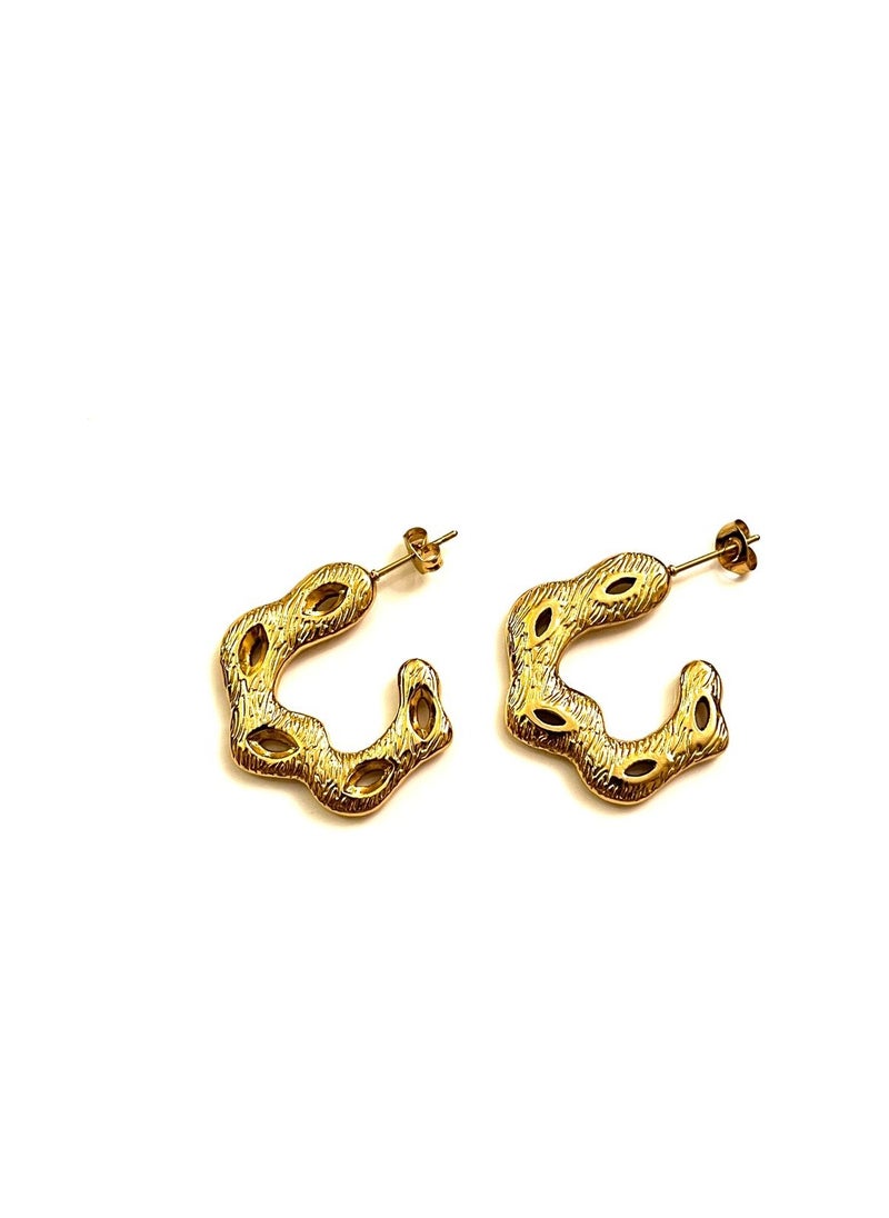 Trio Earrings Vintage Hoops  - Image 1