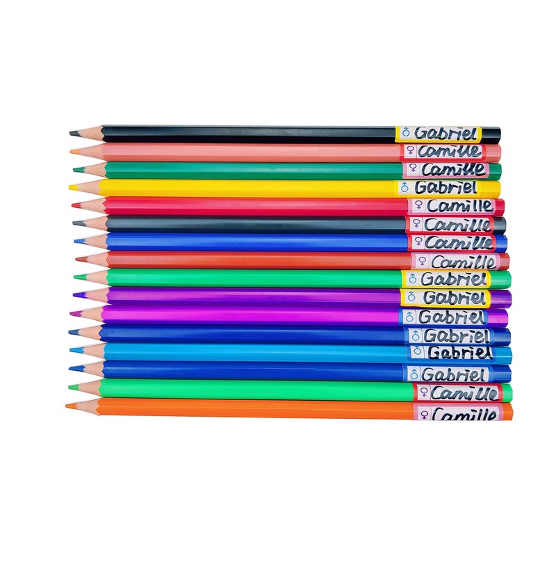 Azatemgo Lot of 192 Labels self-Adhesive for pens Name Labels - Image 4