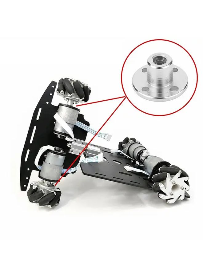 Heavy Duty Motor Coupling Bracket Set 6mm With Wrench Screws - Image 4