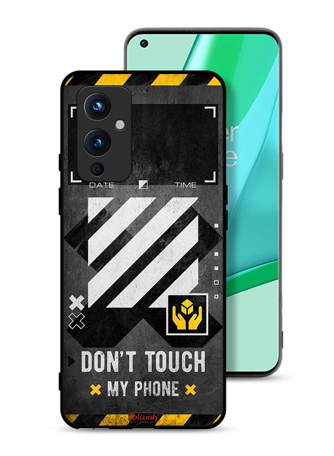 Tolwak OnePlus 9 5G Protective Case Cover Do Not Touch My Phone - Image 1