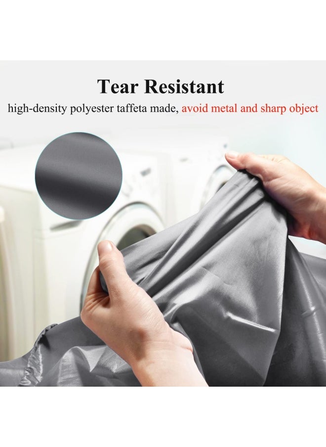 OTraki Laundry Bag 28 X 45 Inch Hamper Liner 2 Pack Laundry Sacks With Drawstrings Extra Large Laundry Bags Heavy Duty Dirty Clothes Storage Bag For Laundry Home Dorm Grey  - Image 3
