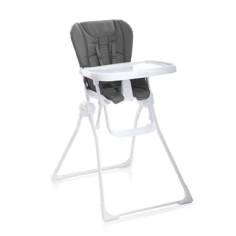 Joovy Nook High Chair Featuring Four-Position Adjustable Swing Open Tray, and Removable, Dishwasher-Safe Tray Insert for Easy Cleaning - Folds Down Flat for Easy Storage (Charcoal) - Image 1