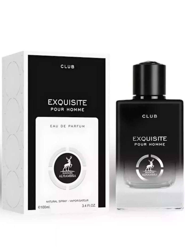MAISON ALHAMBRA Exquisite Club Pour Homme EDP 100ml - Image 1