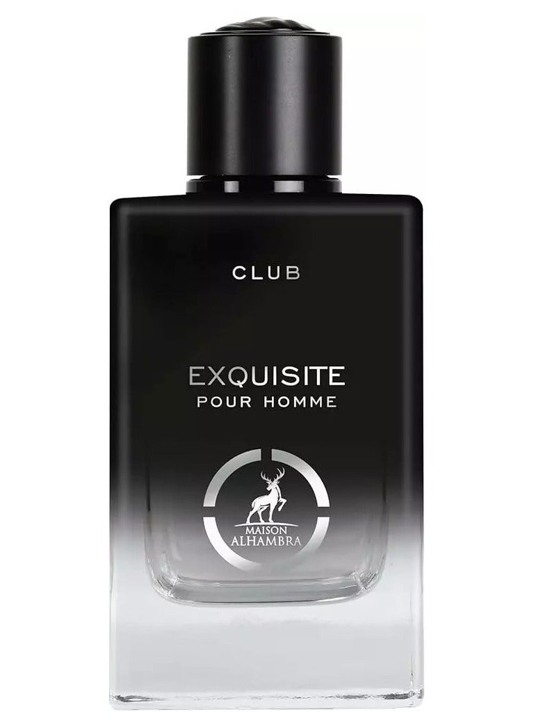 MAISON ALHAMBRA Exquisite Club Pour Homme EDP 100ml - Image 3