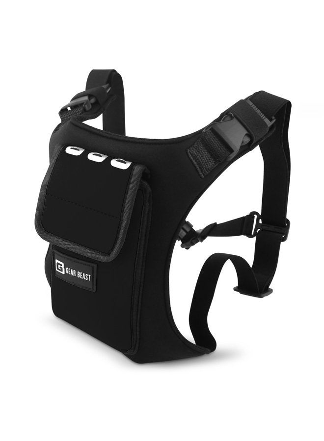 Gear Beast Running Backpack Vest Cell Phone and Accessories Holder Lightweight Pack Key Card ID Holder for Running Walking Cycling Fits iPhone 11 X XS Max 8 7 Plus Galaxy S9 S8 Plus Note 10 9 8 - Image 1