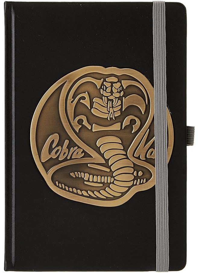 erorex - Cobra Kai A5 Faux Leather Notebook Elegant Metal Badge Design Essential For Fans And Note Takers Durable Construction Officially Licensed Merchandise - Image 1