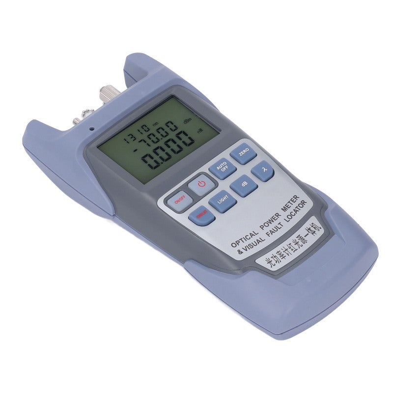 Optical Power Meter 2.5MM Universal Interface 650NM Red Lighting Fiber Optic Tester - Stable Light Source High Accuracy Power Meter for Fiber Optic Cable Testing Network Maintenance - Image 5