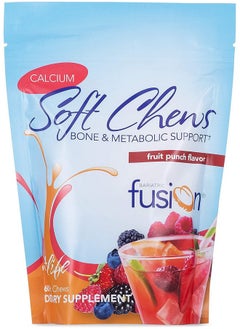 Bariatric Fusion Calcium Citrate & Energy Soft Chew Bariatric Vitamin; Fruit Punch; Sugar Free; Bariatric Surgery Patients Including Gastric Bypass And Sleeve Gastrectomy; 60 Count  - Image 2