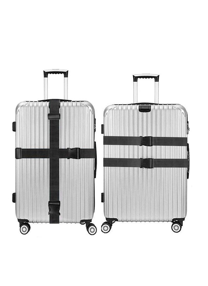 Excefore Luggage Strap Belt 2 Pcs Luggage Straps Suitcase Belts  - Image 2