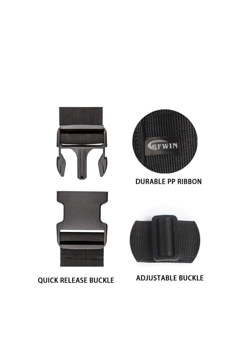 Excefore Luggage Strap Belt 2 Pcs Luggage Straps Suitcase Belts  - Image 4