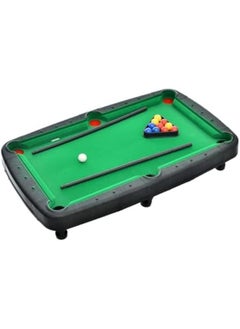 Generic Generic Tabletop Pool Table Billiard Game Set Kids and Adults Classic Pool Table Set with Billiards Balls, Rack, and 2 Cue Sticks, Cute Snooker Table Top Pool Table – Red 