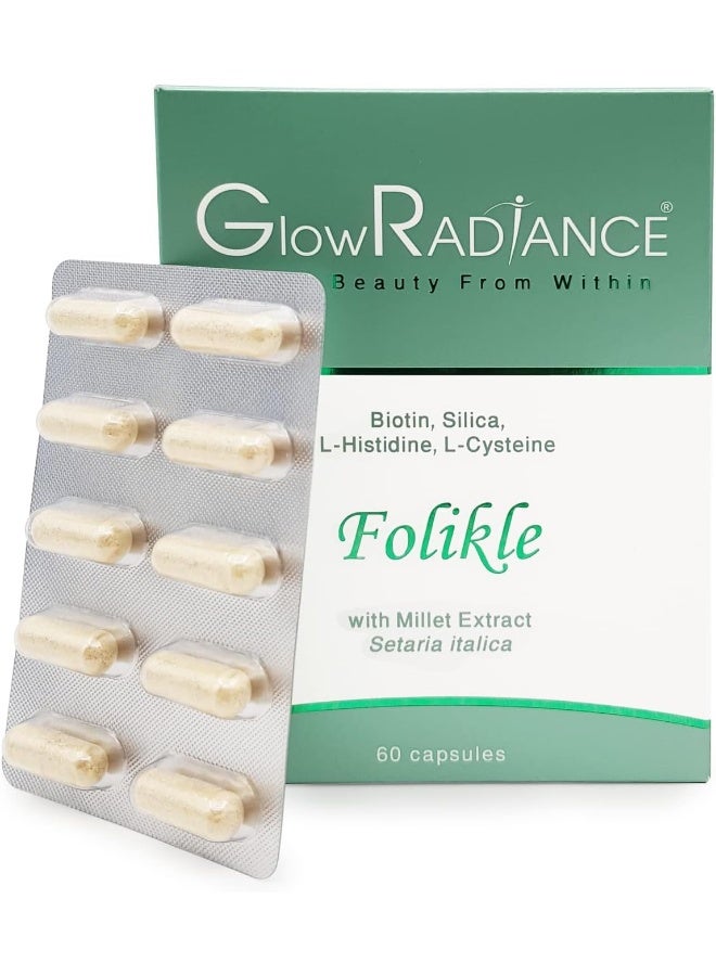 GlowRadiance Glow Radiance Folikle For Stronger and Healthier Hair - 60 Caps - Image 1