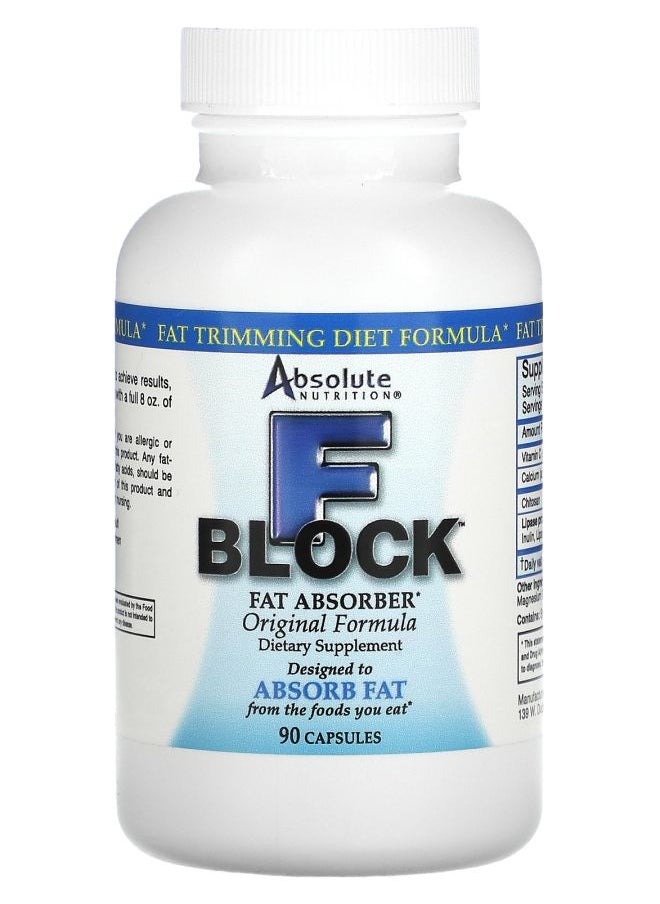 FBlock Fat Absorber Original Formula 90 Capsules - pzsku/Z6A9954D636F21E28ED34Z/45/_/1729515377/6b9d04ec-079e-4359-bce7-a7db5cd27797