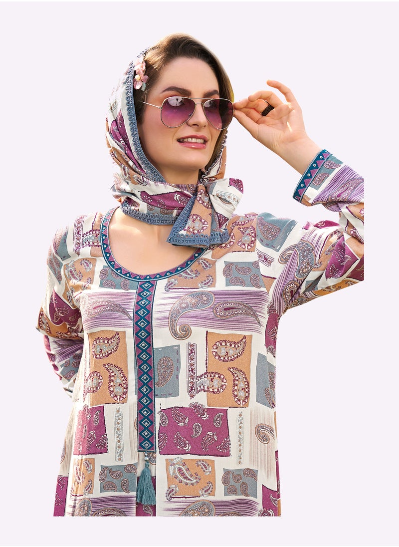 Sara Arabia Sara Arabia Paisley Patchwork Jalabiya  - Image 2
