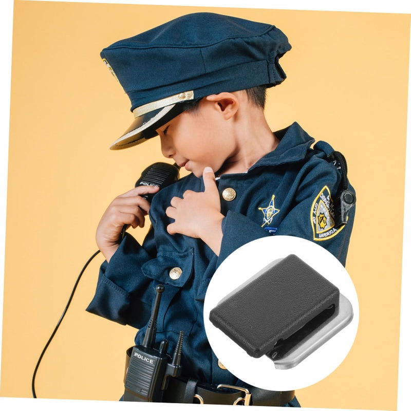 Black Microphone Clip Holder Portable Lightweight for Outdoor Events Communication - Image 4