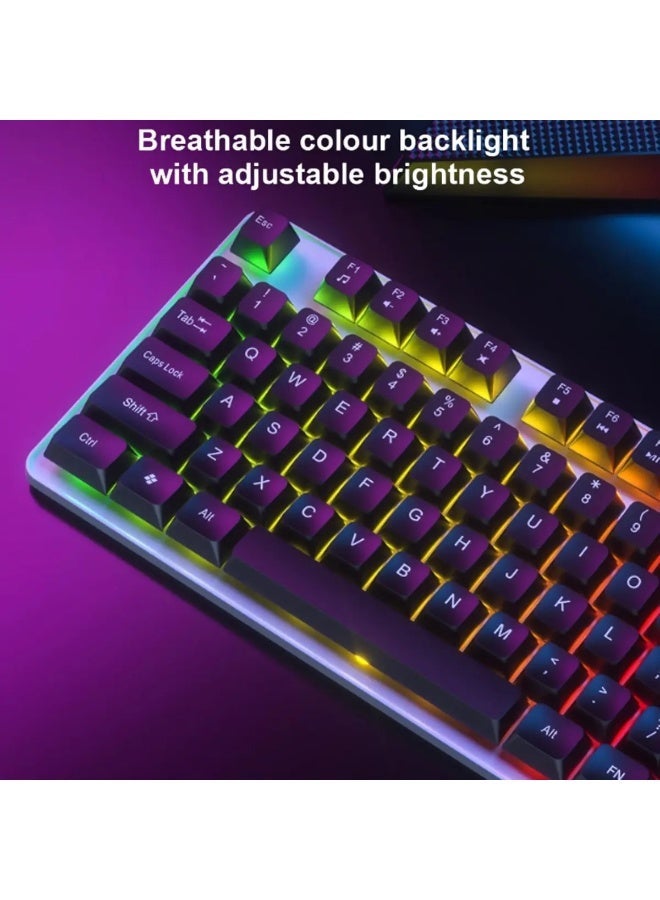 AULA F3061 Illuminated Gaming Keyboard & Mouse Combo – Wired USB Keyboard Mouse Set for PC & Laptop - Image 4