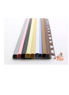 KNP PVC Tile Trim 12mm White, Toupe, Ivory, Beige  - Image 1