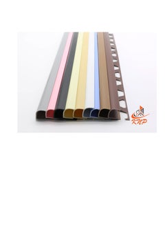 KNP PVC Tile Trim 12mm White, Toupe, Ivory, Beige  - Image 3