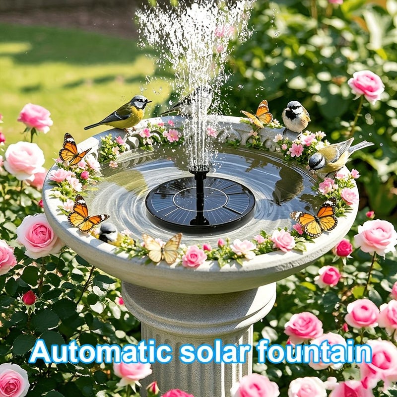 Floating Solar Water Pump With 6 Nozzles IPX8 For Bird Bath Garden Pond Pool Outdoor - Image 1